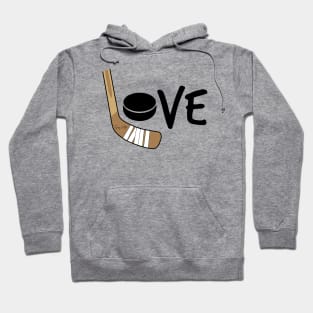 Love Hockey Color Hoodie